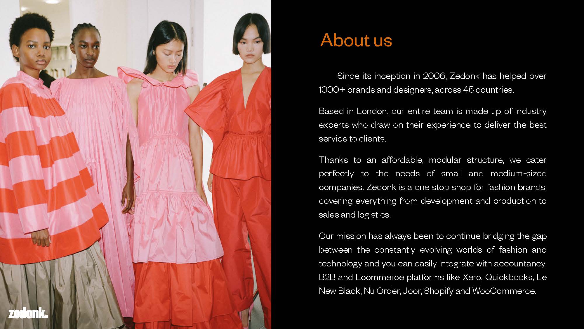 screenshot of Zedonk Software